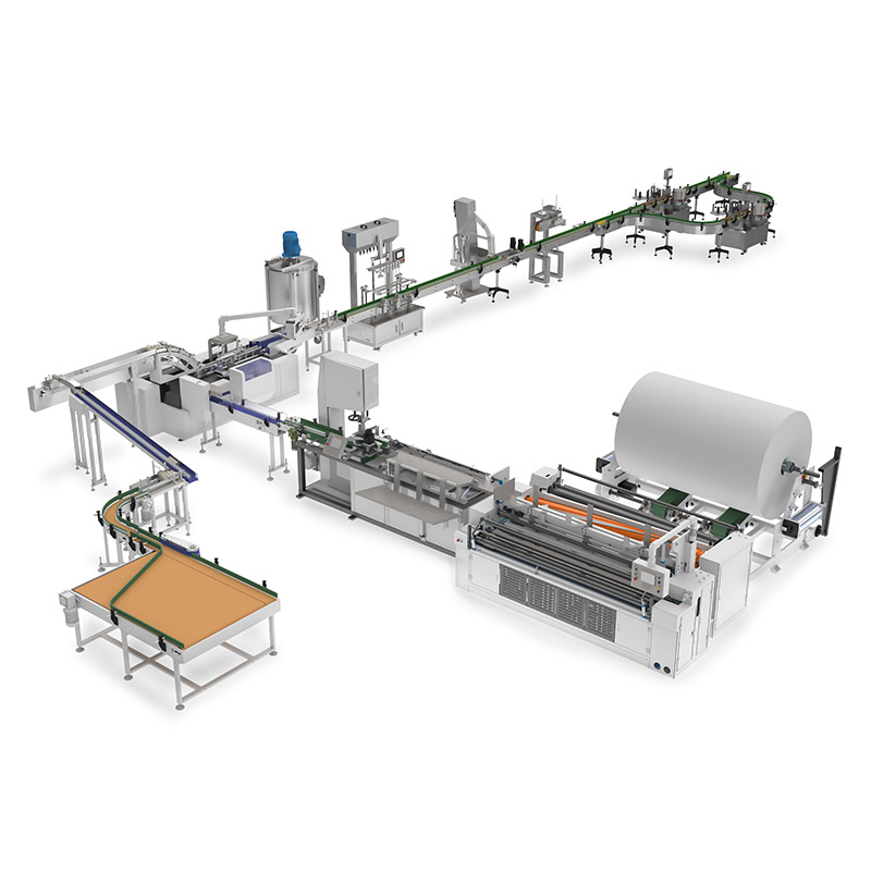 Canister Wet Wipe Packaging Line