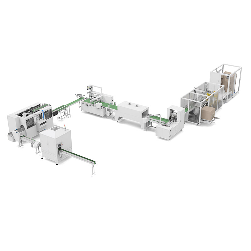 Facial Tissue Box Packaging Line by WIMACH